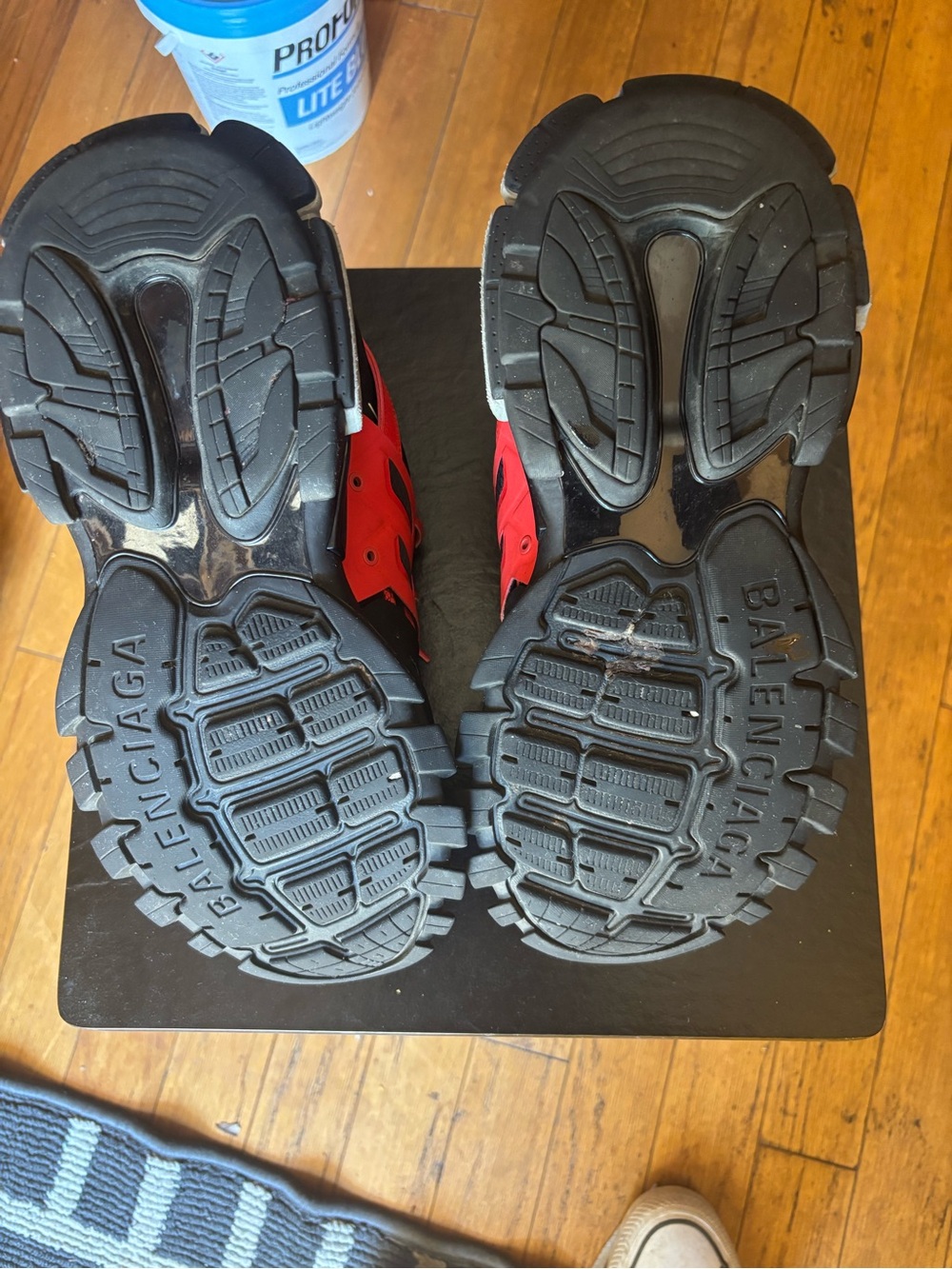 Balenciaga Track Sneakers Red/Black Size 42 (US 9) - Worn Once - Picture 6 of 11